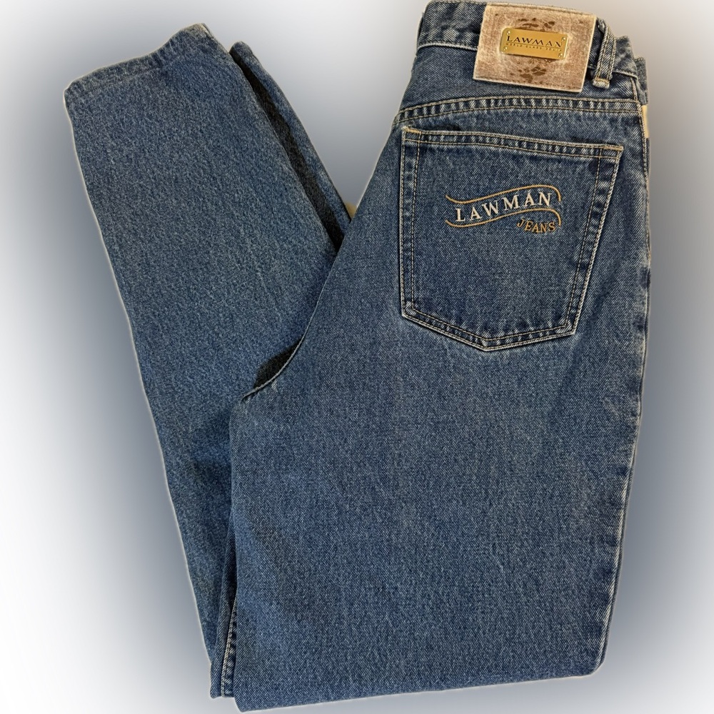 Lawman Women's Blue Straight Leg Jeans